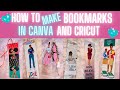 DIY How to make Bookmarks in CRICUT & CANVA