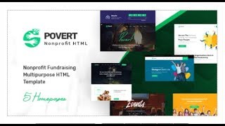 Povert - Nonprofit Fundraising Multipurpose HTML Template | Themeforest Templates