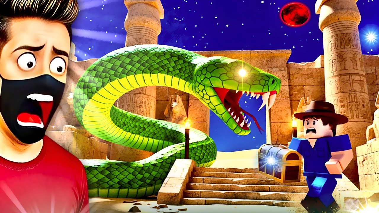 ESCAPE A GIANT SNAKE OBBY PLAY GAME IN ROBLOX ANACONDA YouTube 
