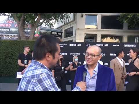 Raymond Phathanavirangoon Interview at Prime Video's Thirteen Lives Carpet Premiere