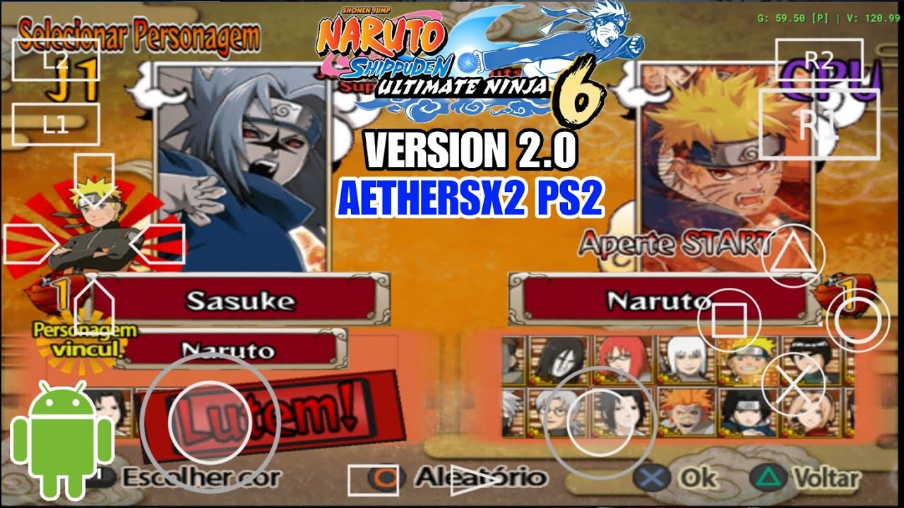 DOWNLOAD GAME NARUTO ULTIMATE NINJA 6 PS2 AETHERSX2 DI ANDROID MOD