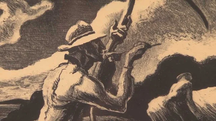 1945 Thomas Hart Benton Lithograph, "Island Way" |...
