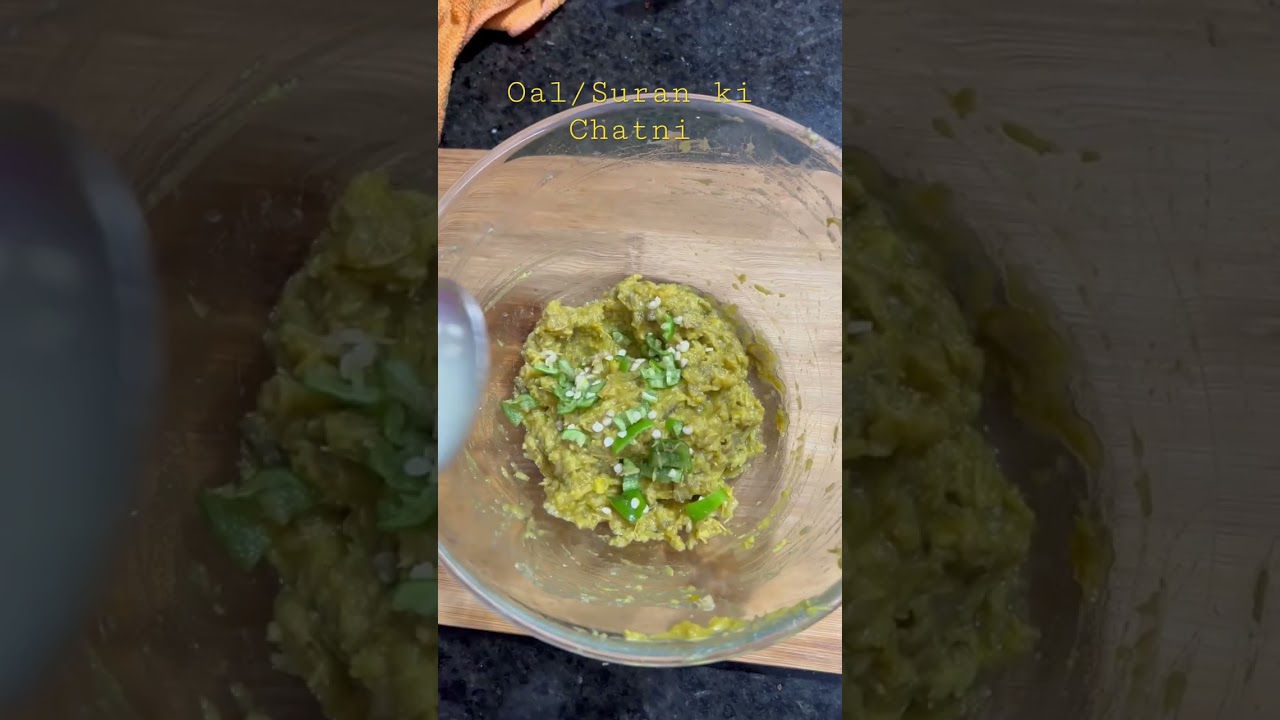 Oal/Suran ki Chatni | Oal/suran ki recipe