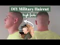 STEP BY STEP MILITARY HAIRCUT | At Home High Fade Haircut for Men