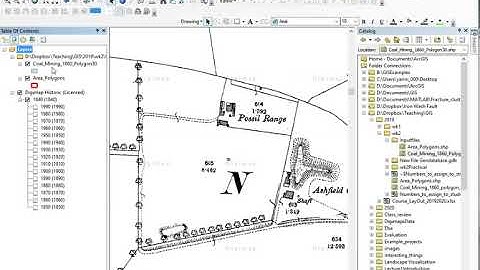 ArcGIS Tutorial: WK2: Adding a shapefile to project and adding features