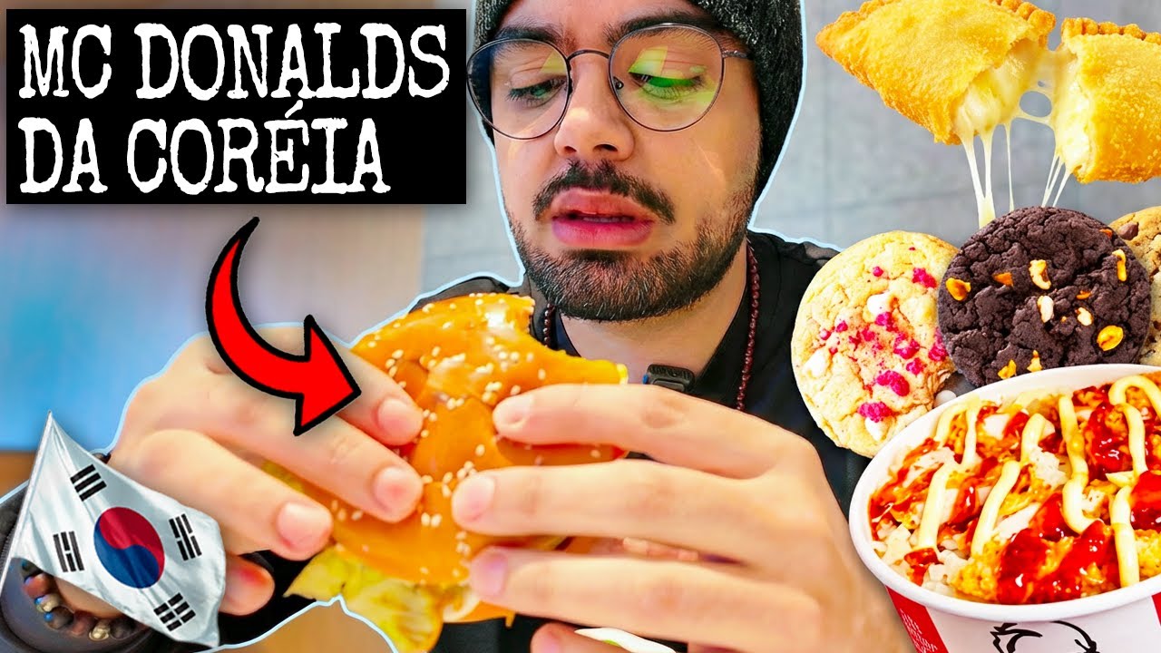 Tem algo ESTRANHO no McDonald's da CORÉIA DO SUL... 🇰🇷