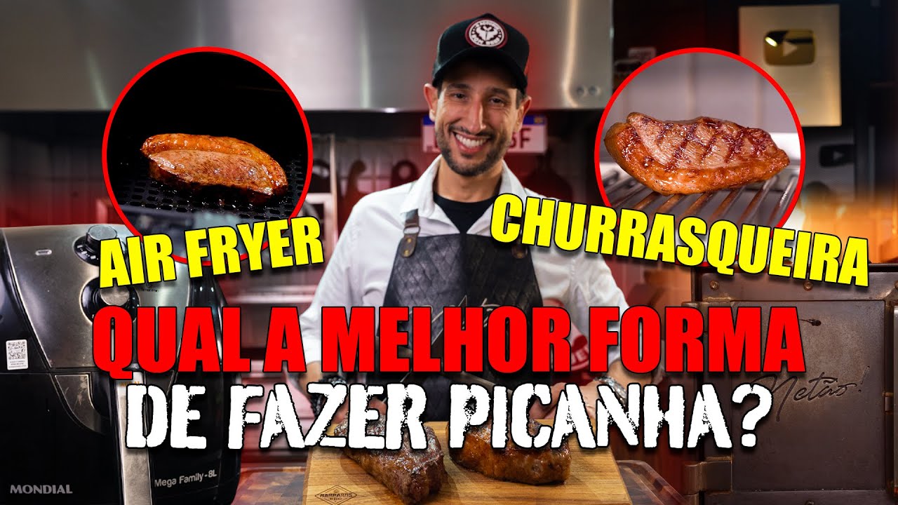 Picanha na Air Fryer x Churrasqueira | Netão Bom Beef