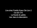 Live freddy koeur de lion 2