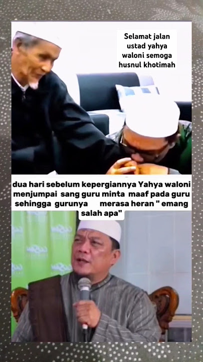 selamat jalan ustadz Yahya waloni #yahyawaloni #artist #viralvidio  #shortvidio