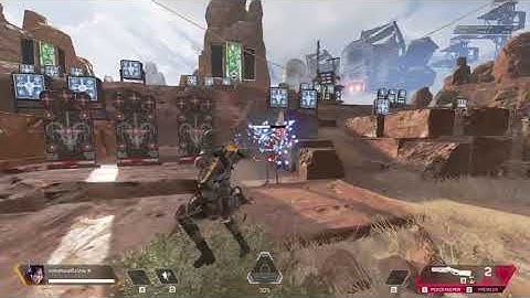 Wraith third person view with Kunai.