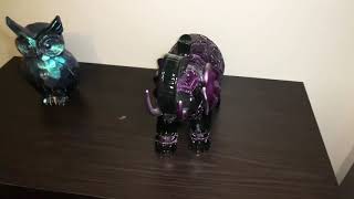Custom airbrushed Candy painted elephant voodoo violet HOK