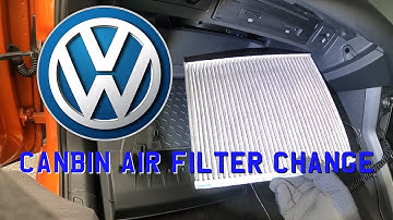How to change a Volkswagen/VW-AG Cabin Air Filter