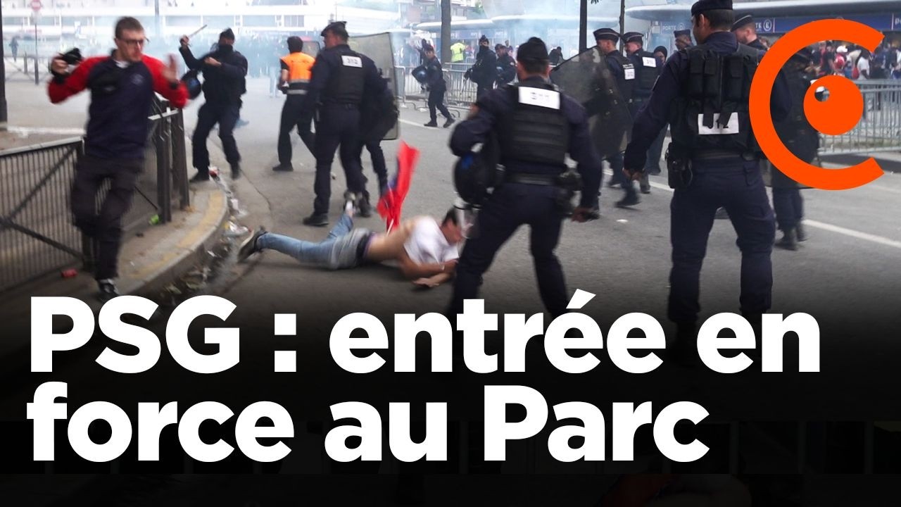 PSG : des supporters tentent de forcer l'entrée du Parc des Princes avant les célébrations du titre