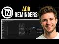 How to Add Reminders in Notion