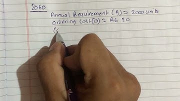 EOQ 2082 Possible Question Solution || Class 12 Account || Mero Classroom