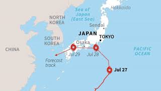 Disaster-hit Japan Braces For Powerful Typhoon