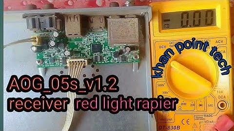 how to AOG05s_v1.2 receiver red light problem solved Urdu hindi#gx6605s#rapier
