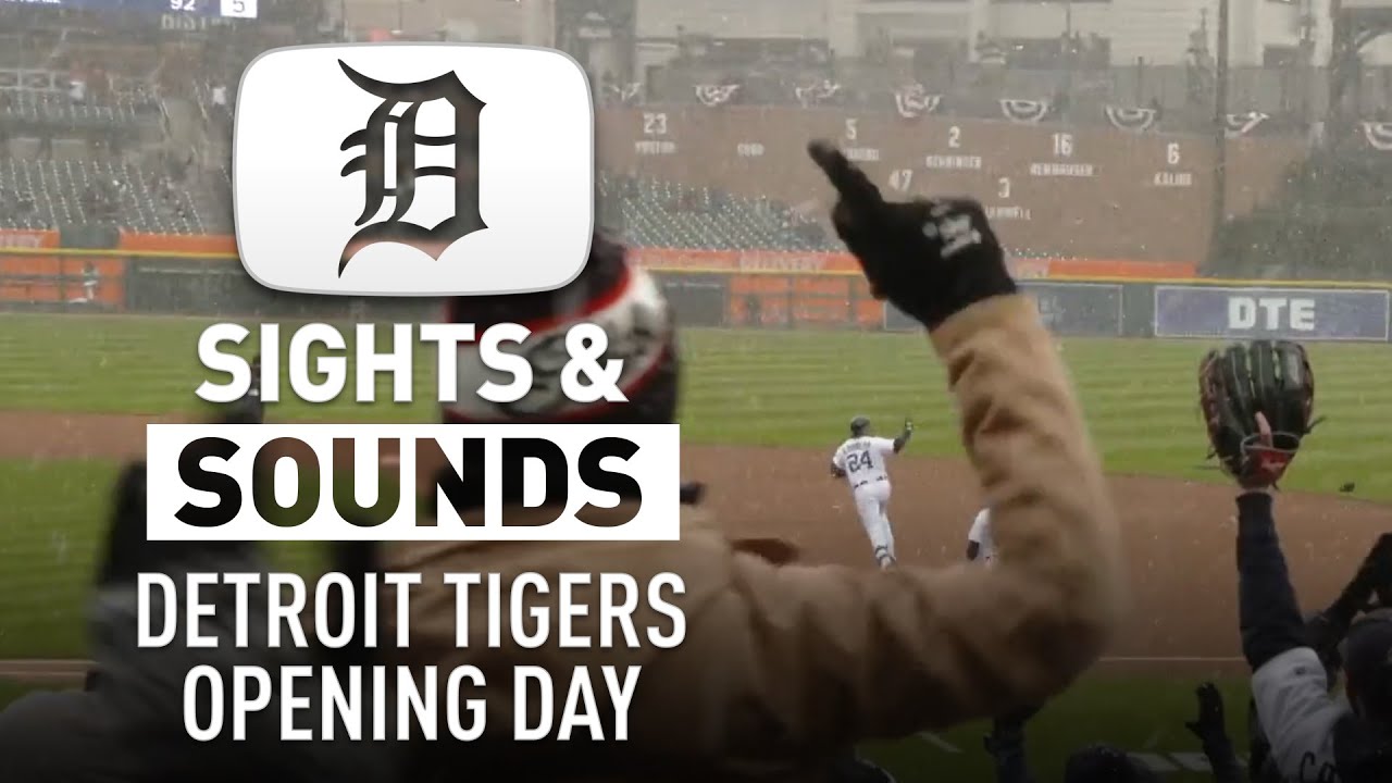 Sights & Sounds Detroit Tigers Opening Day