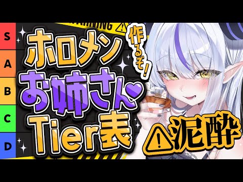 【酒】ホロメンお姉さんTier表を作りながら晩酌する【ラプラス・ダークネス/ホロライブ】 Thumbnail Image