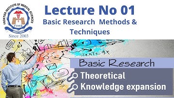 Lecture No 01| Basic Research Methods | Semester-II| MLISc