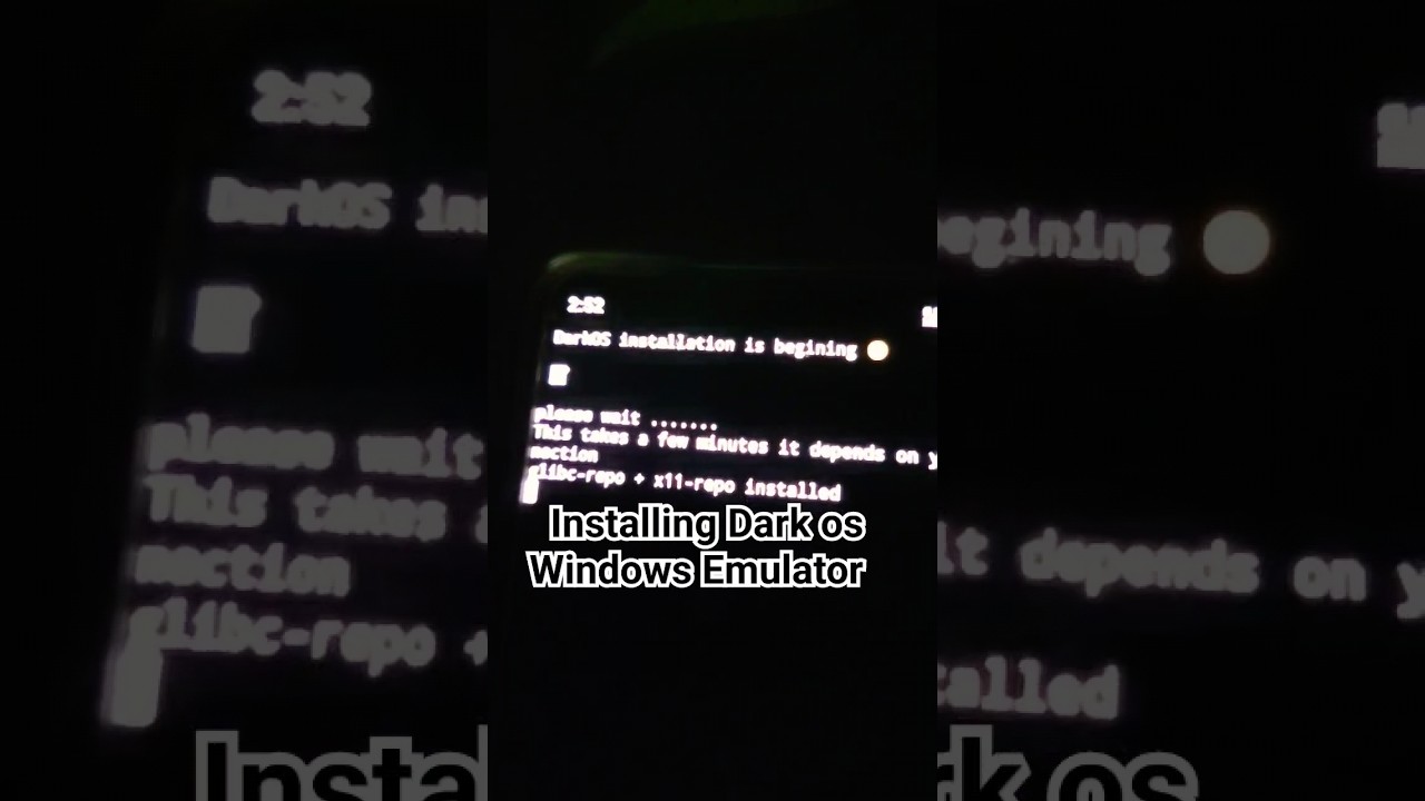 Installing Darkos Windows Emulator on Android