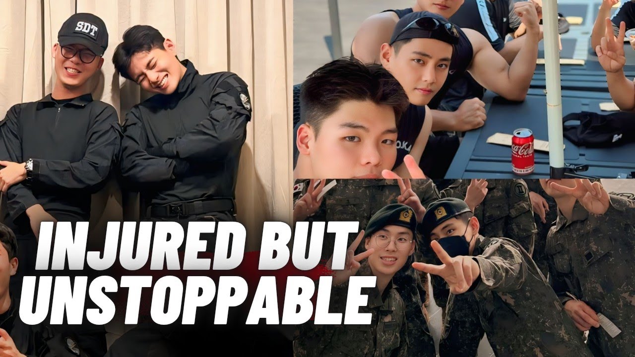 BTS V Honored for Military Excellence, Even While Injured - YouTube