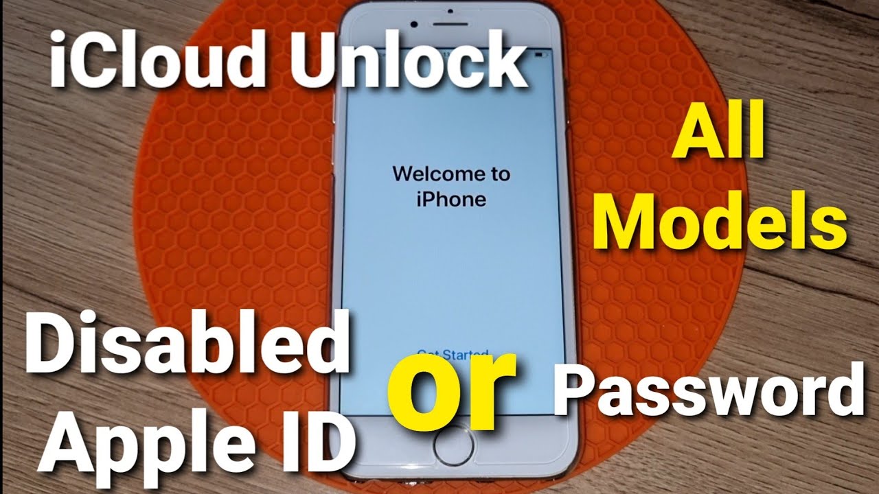 iCloud Unlock iPhone Any iOS Disabled Apple ID or Password Remove