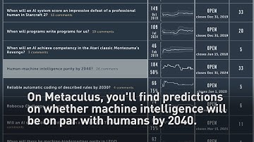 Metaculus website hosts predictions about science and technological issues