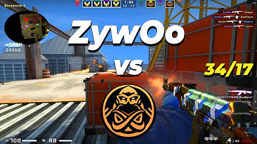 CSGO POV Vitality ZywOo (34/17) vs ENCE (vertigo) @ ESL Pro League Season 17