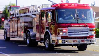 Fountain Valley Fire Dept. Truck 31 Responding