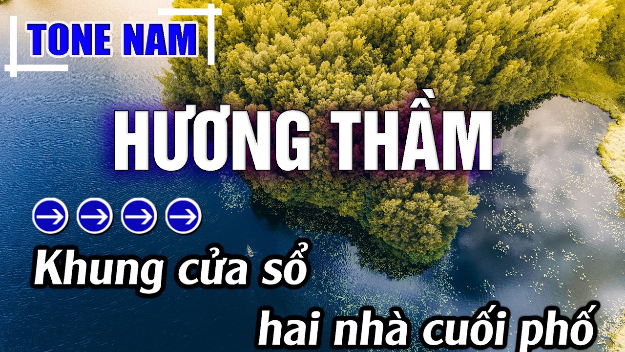 Hương Thầm Karaoke Tone Nam ( D#m ) Beat Mới | Karaoke Đăng Khôi