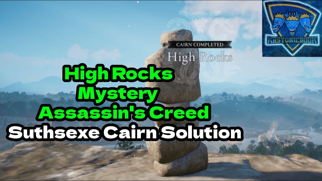 High Rocks Game High Rocks Mystery Assassin's Creed Valhalla Suthsexe Cairn Solution ...