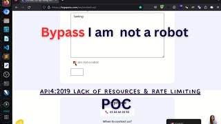 I am not robot Bypass to No Rate Limit | POC | Lead Memory corruption vulnerability | bug bounty