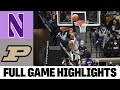 Northwestern vs #4 Purdue Highlights | 2022 College Basketball Highlights