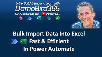 Bulk Import Excel Data with Power Automate & Office Scripts—No Apply to Each!