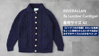 INVERALLAN・3A Lumber Cardigan(NAVY) / browniegift （ブラウニー