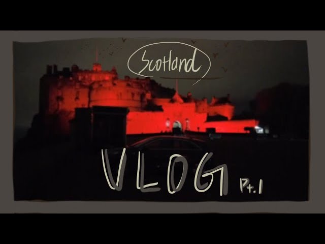 蘇格蘭之旅pt.1 🇬🇧vlog: 愛丁堡城堡/復古咖啡店/愛丁堡大學禮堂/哥拉斯哥一日行