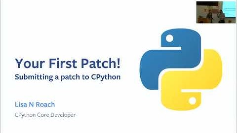 Lisa Roach - Your First Patch! - Pyninsula #19