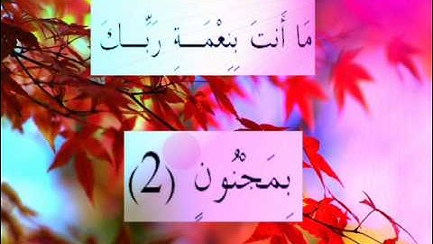 القران الكريم سورة القلم الأية  2.wmv