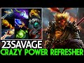 23SAVAGE [Monkey King] Crazy Refresher + Rapier Carry Hard Game Dota 2