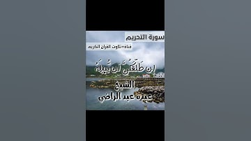 الشيخ عبده عبد الراضي رحمه الله  سورة التحريم