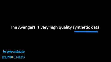 Synthetic Data and The Avengers Movies ZUMOLABS #syntheticdata #datascience #computervision