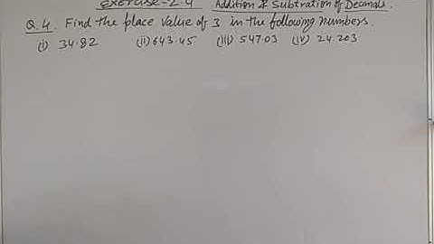 NCERT CLASS 7 MATHS || CHAPTER 2 | FRACTIONS AND DECIMALS | EXERCISE 2.4