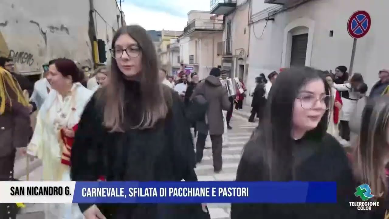 18 FEBBRAIO 2026 SAN NICANDRO GARGANICO - CARNEVALE, sfilata di pacchiane e pastori