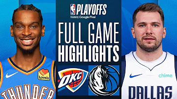 #1 THUNDER at #5 MAVERICKS | FULL GAME 4 HIGHLIGHTS | May 13, 2024