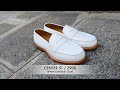 Vidéo: Mocassin John Mendson 2906 Dan cuir blanc