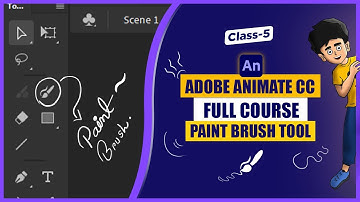 Adobe Animate CC Bangla Tutorial | Class-5 | Paint Brush Tool | 2D Animation Course Bangla