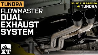 2022-2023 Tundra Flowmaster FlowFX Dual Exhaust System Review &  Sound Clip
