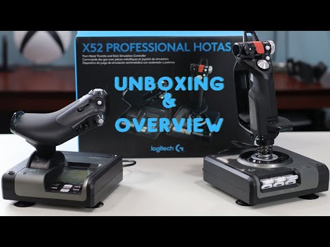 kassette Marvel Overstige Logitech X52 Professional H.O.T.A.S. Unboxing - YouTube