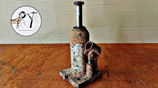 70 Years Old Welded Hydraulic Jack Restoration